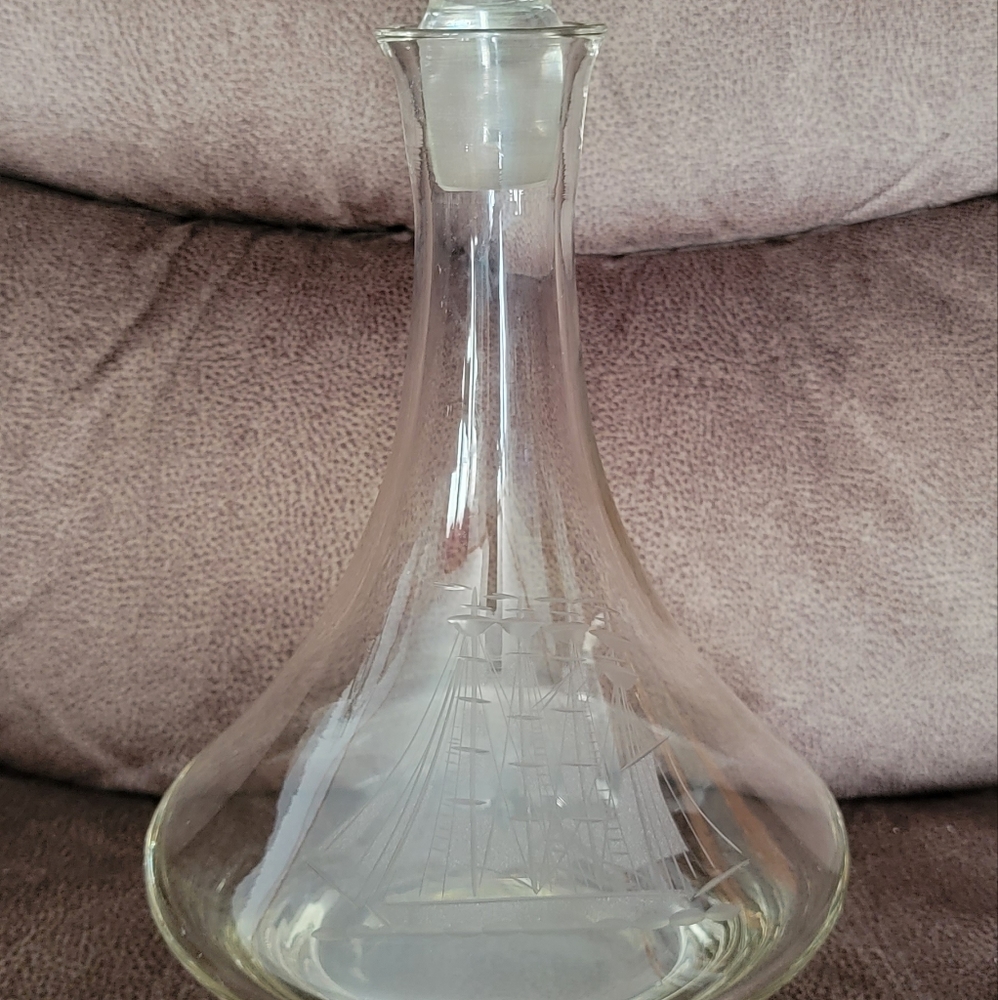 Vintage Clipper Decanter